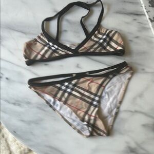 Plaid Bikini Set